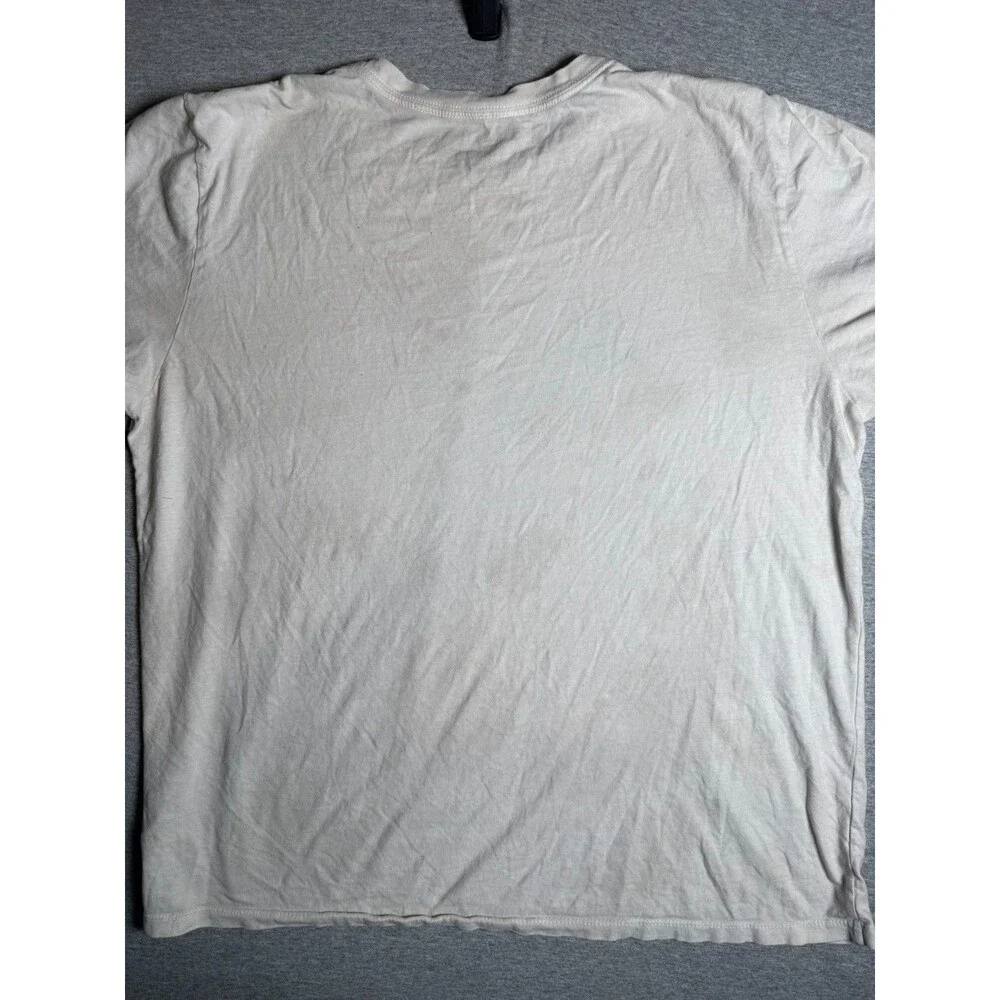 The North Face T Shirt Mens XL White Grizzly Bear Logo Graphic Tee Short Sleeve